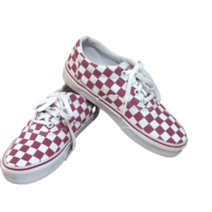 VANS Maroon/White Checkered